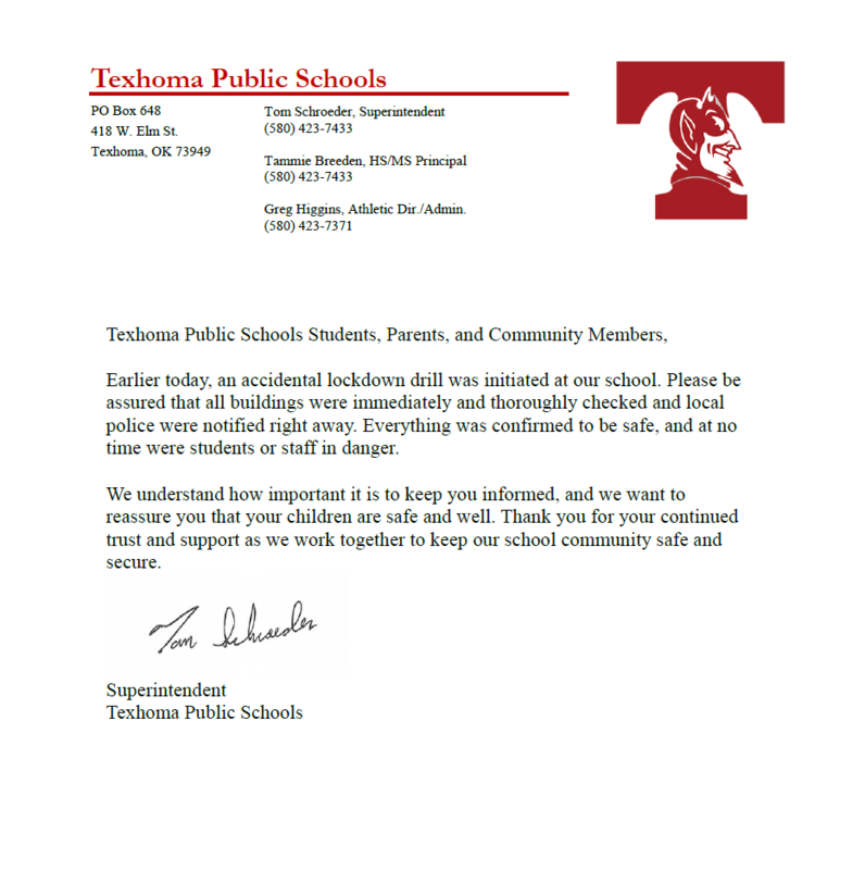 Parent and Community Notification 9/30/25 Featured Photo