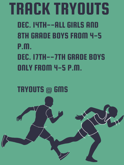 Track tryouts flyer