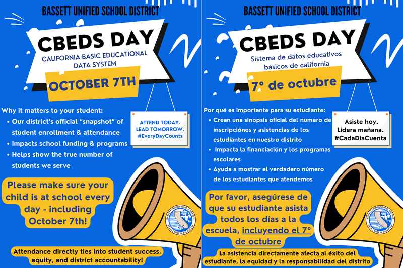 Flyer for CBEDS day