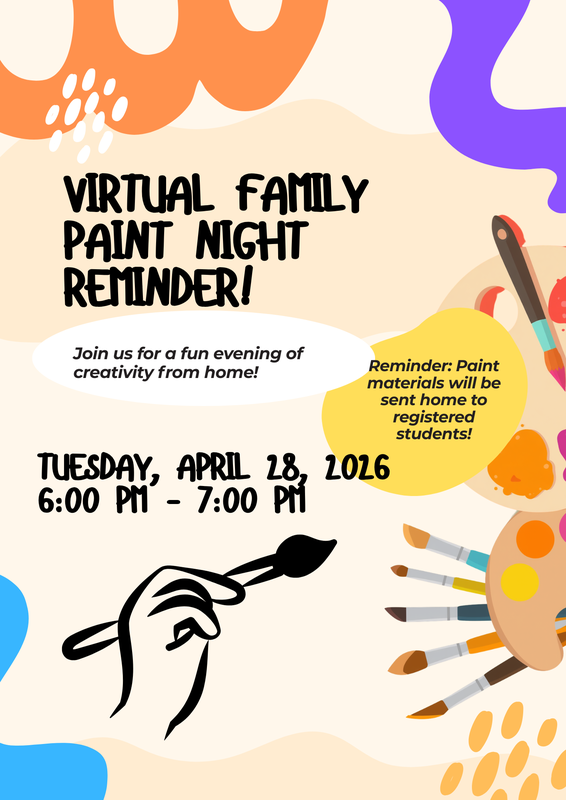 Virtual Family Paint Night Reminder