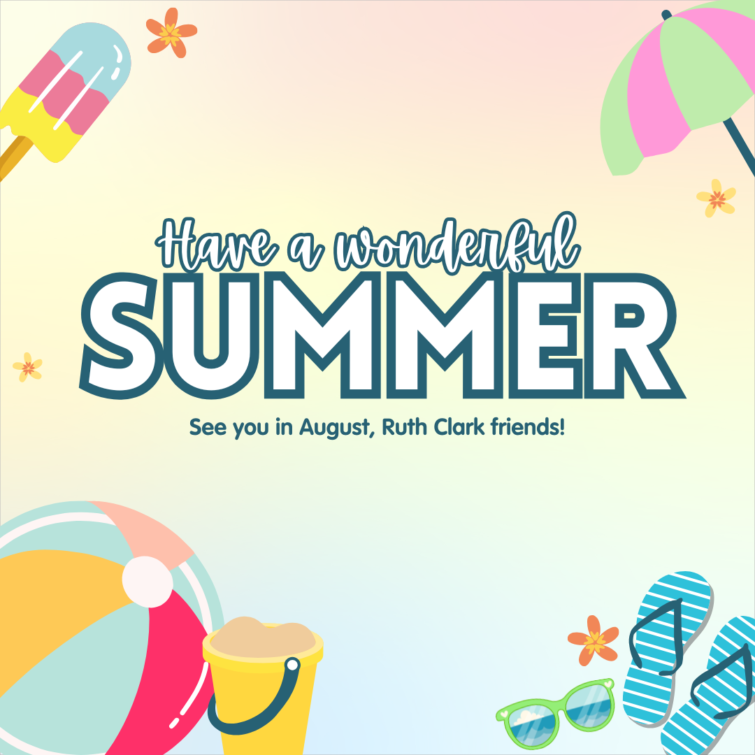 Have a wonderful summer!
