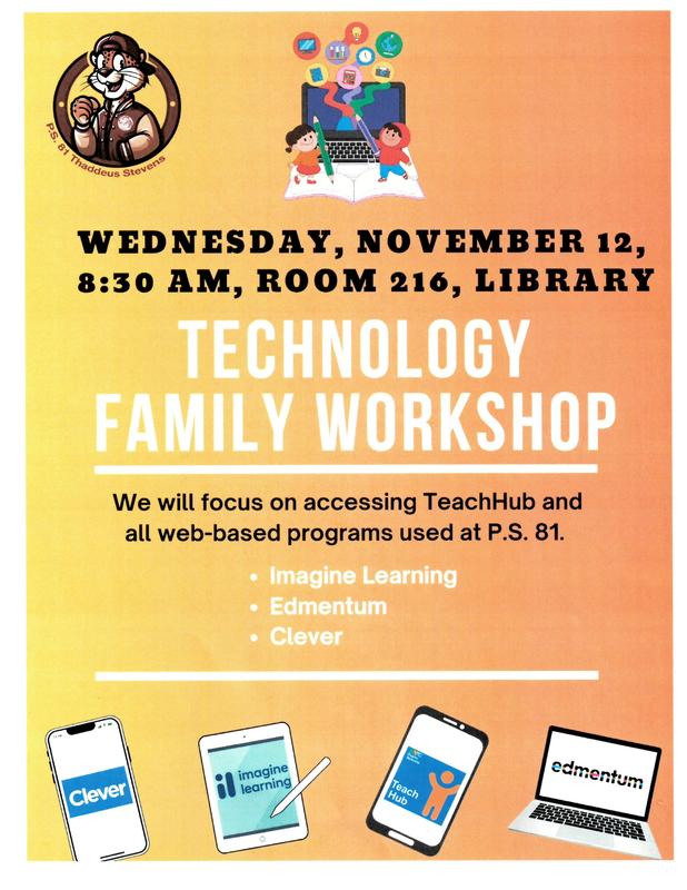 Technology Workshop flyer