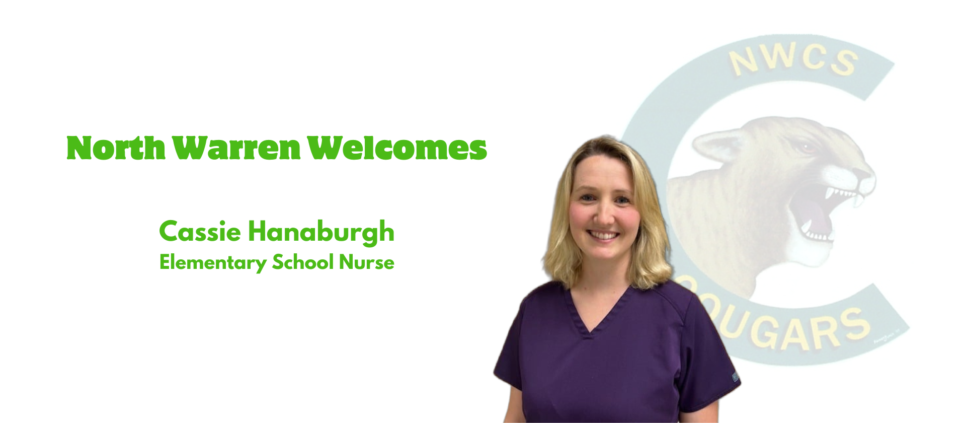 Welcome Cassie Hanaburgh