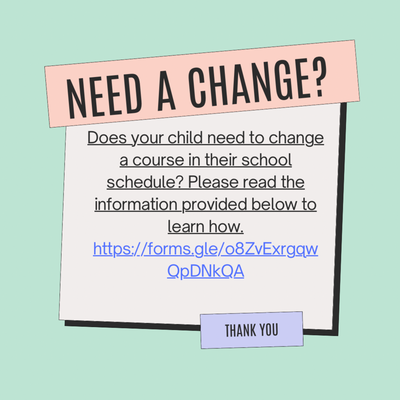 Need to change your schedule?