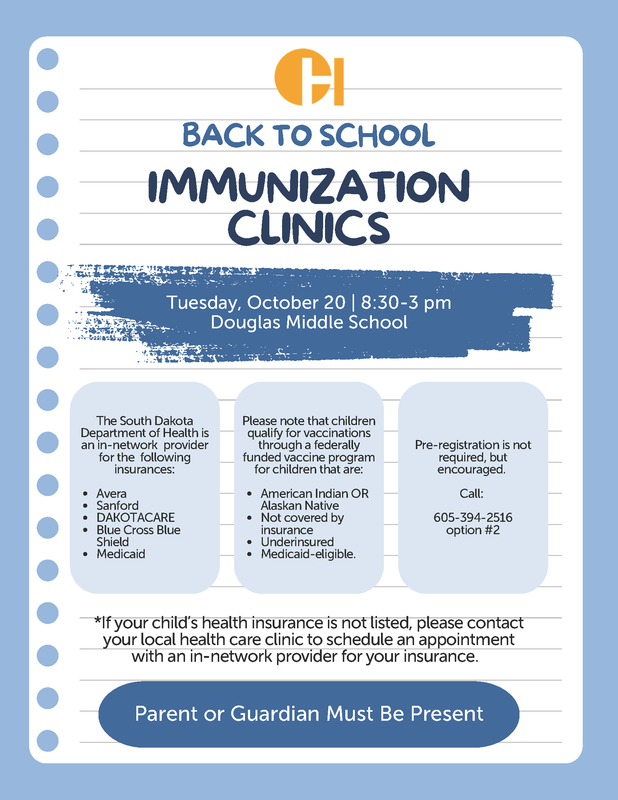 DSD Immunization Clinic details Sept 20