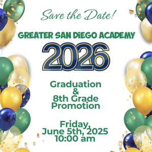 balloons with announcement on graduation
