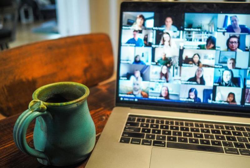 zoom meeting on computer
