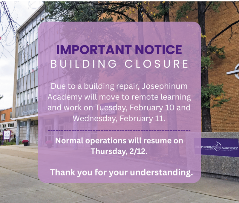 Josephinum Academy Building Closure
