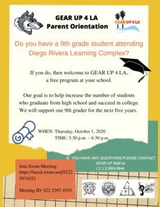 GEAR UP 4 LA Parent Orientation / Orientación de Padres Featured Photo