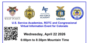 military flyer with all the military branch symbols represented