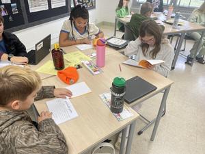 Mrs. Boresi’s class wrapped up the month by showing gratitude to their classmates