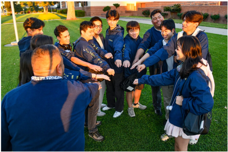 Acadec Team celebrates