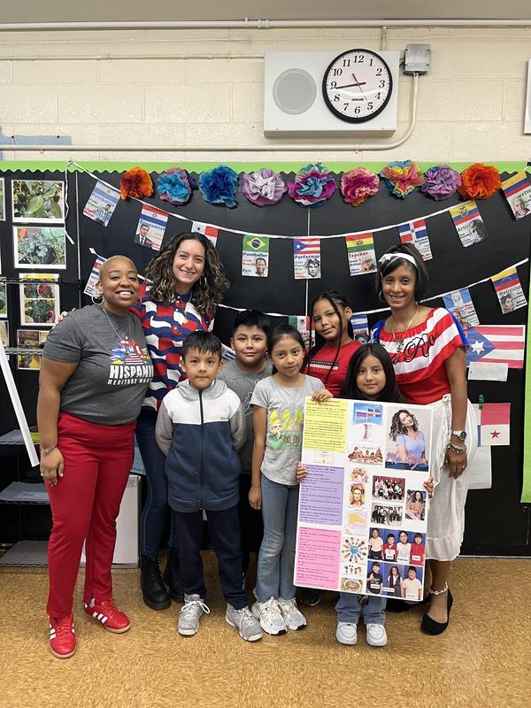 Honoring Ms Roy with a poster
