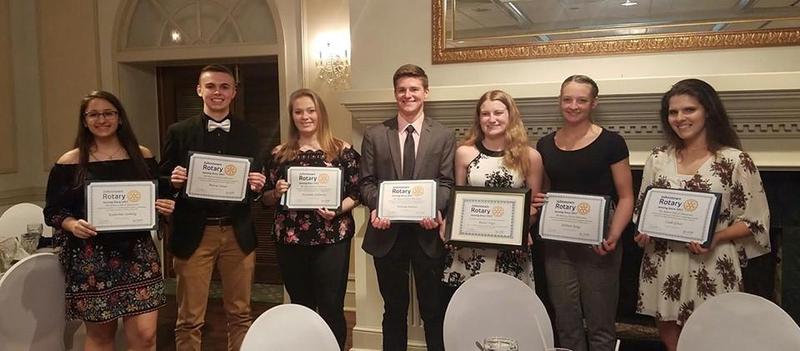 7 Crushers Recognized at Rotary Banquet