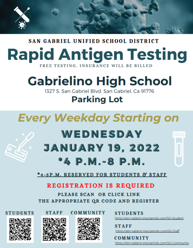 Rapid Antigen Test Flyer