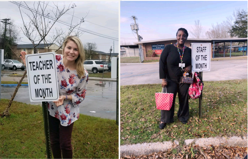Teacher and Staff of the month