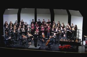 GHS chorus performance at GCA