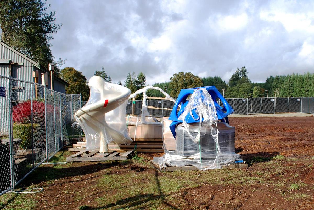 playground equipment to be installed