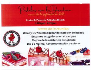 Pasteles con la Directora
