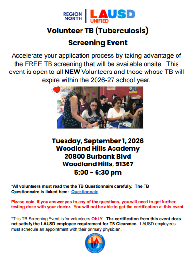 TB Screening Flyer