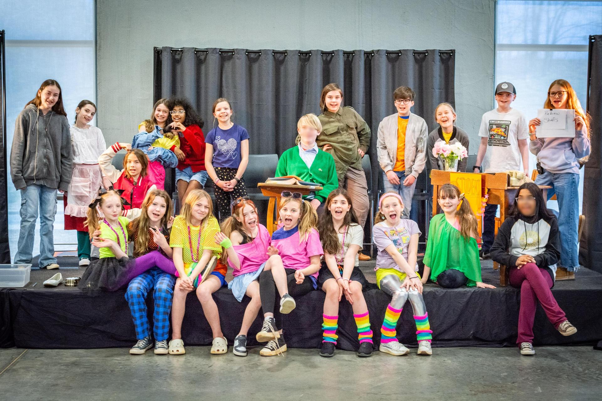 Middle school theatre full cast of This is a Test