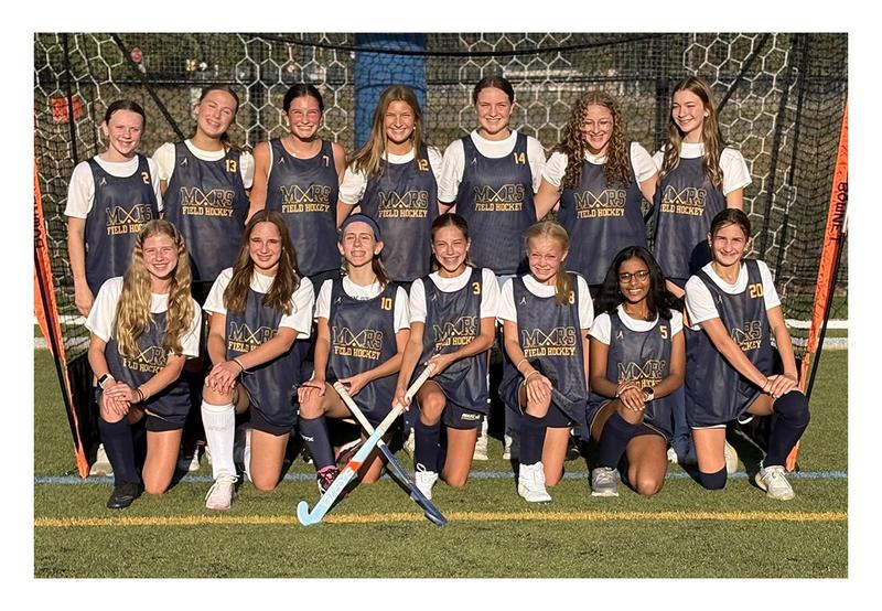 Members of the Mars Area Middle School Field Hockey Club Team are (back row, from left) Evie Bova, Riley Edler, Gianna Carlino, Elisia DePaoli, Becca McGrath, Tessa Varner, Alena Salvini, (front row) Mary Rhenish, Sloane Plutko, Ellie Kurnocik, Mia McKaskey, Genevieve Ratcliffe, Kristin Sadhu and Maci Kotula.