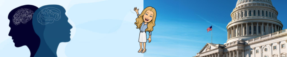 Brain combined with Capitol building.