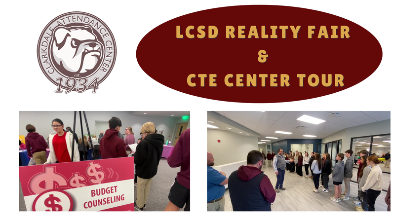 Clarkdale Reality Fair & CTE Center Tour Graphic