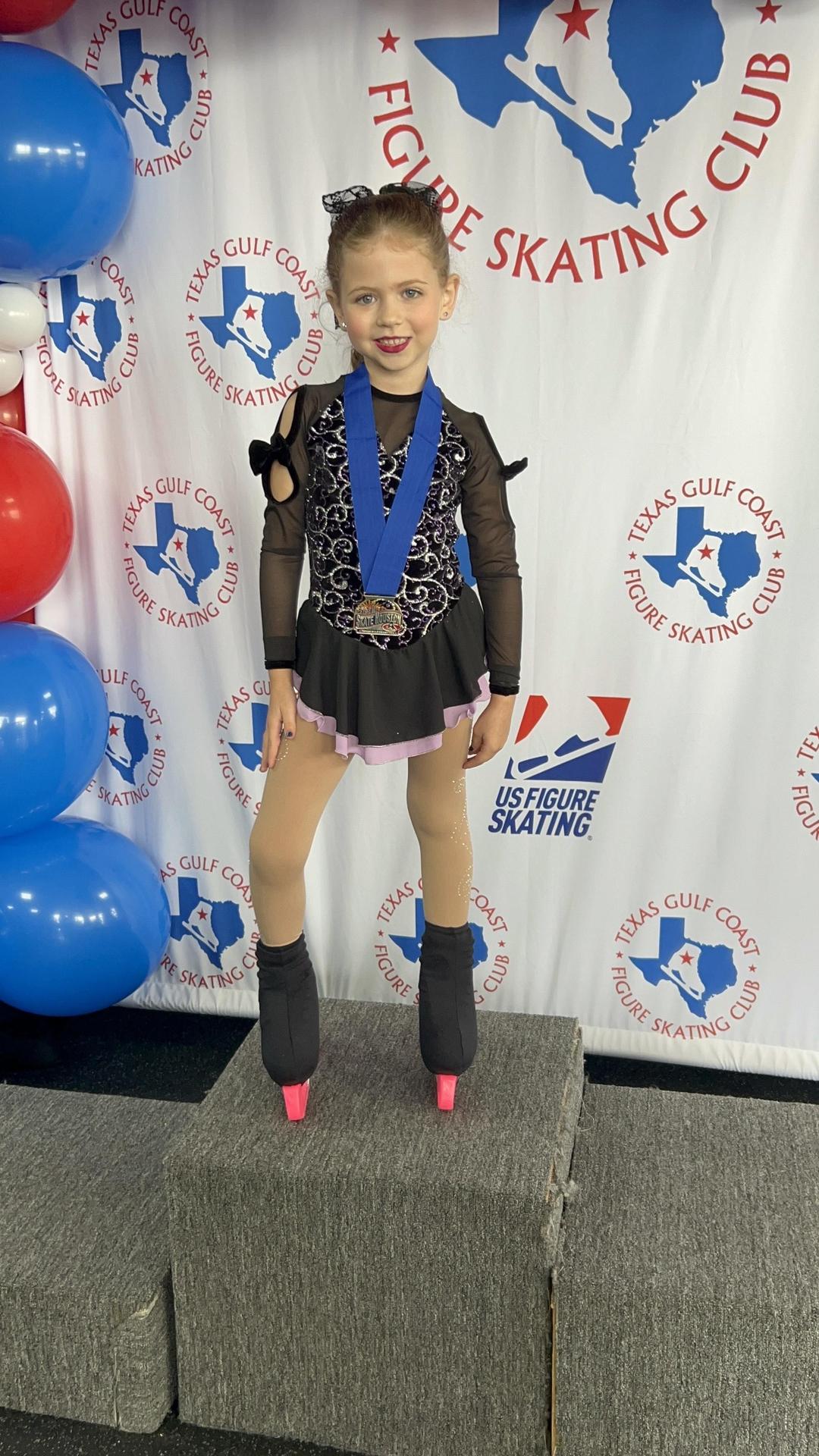 2nd grader figure skating
