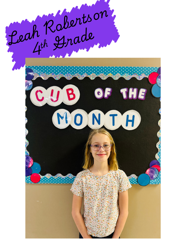 Feb. Cub of the Month
