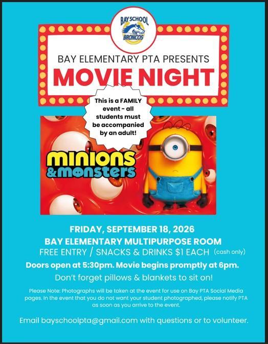 Movie Night 9/18 Featured Photo