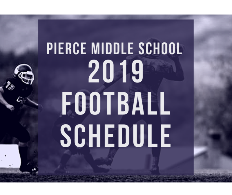 Pierce Middle School 2019 Football Schedule Featured Photo