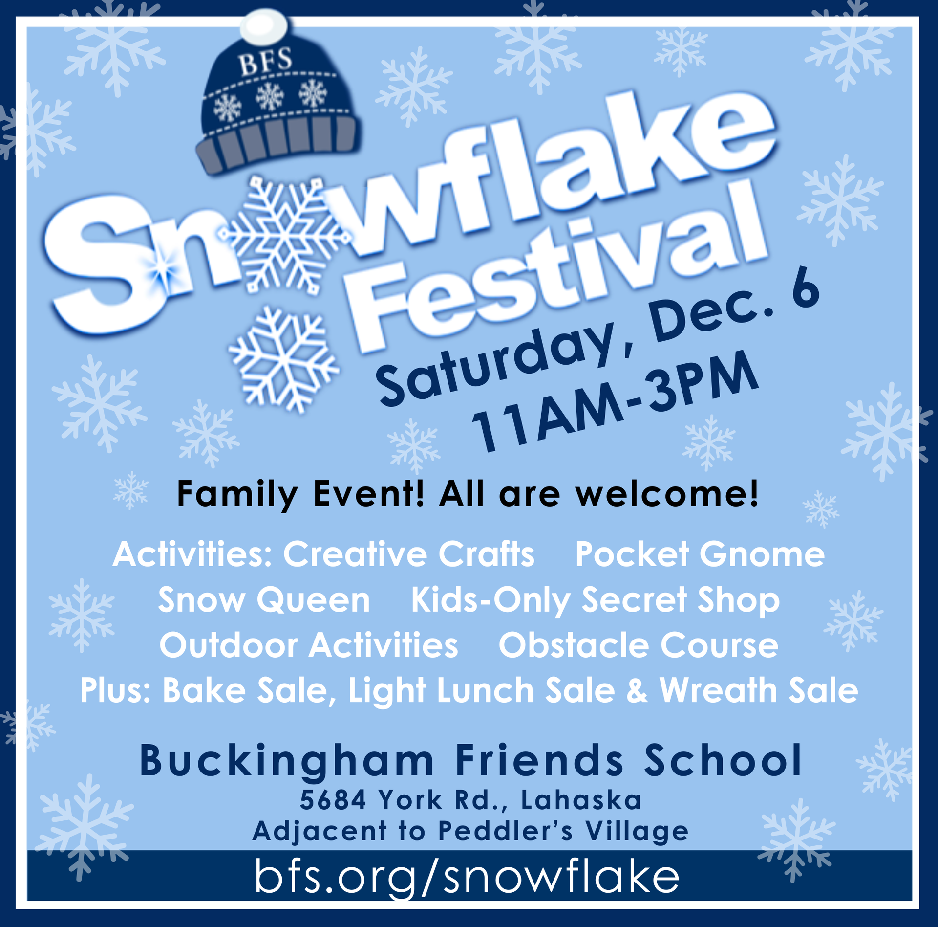 Snowflake Festival 11-3 2025