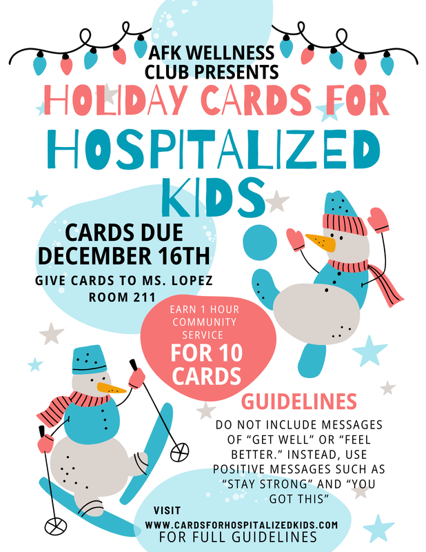 ✨ Holiday Cards for Hospitalized Kids