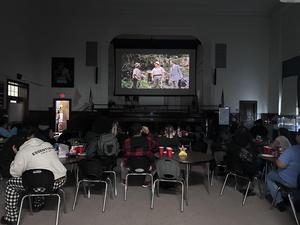 Champion students attend movie night