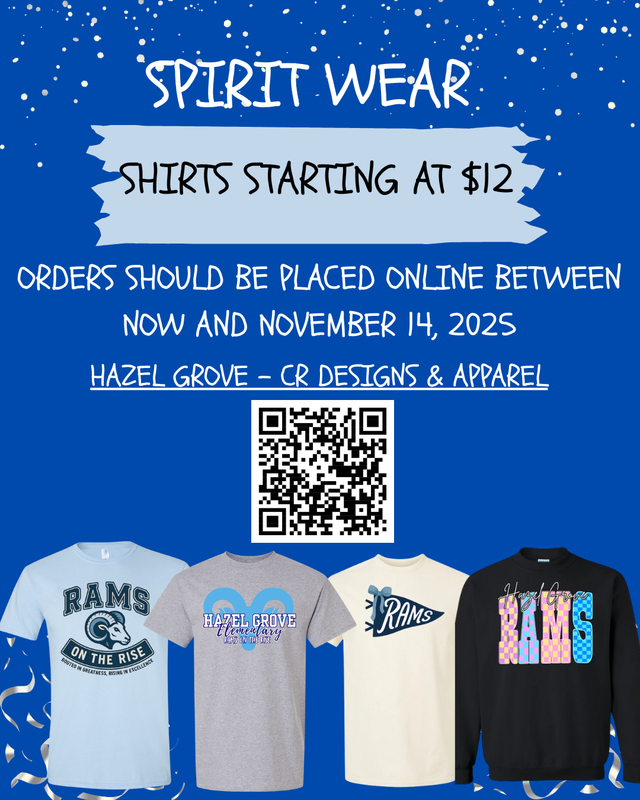 Spirit Wear Flyer