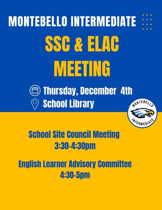 ELAC/SSC meeting