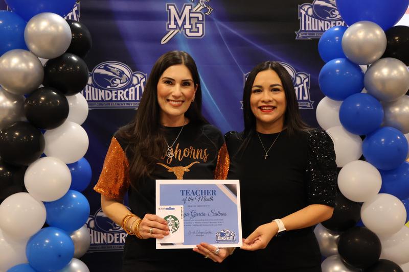 February Teacher of the month is Tanya Salinas, 3rd grade teacher at Gorena Elementary.
