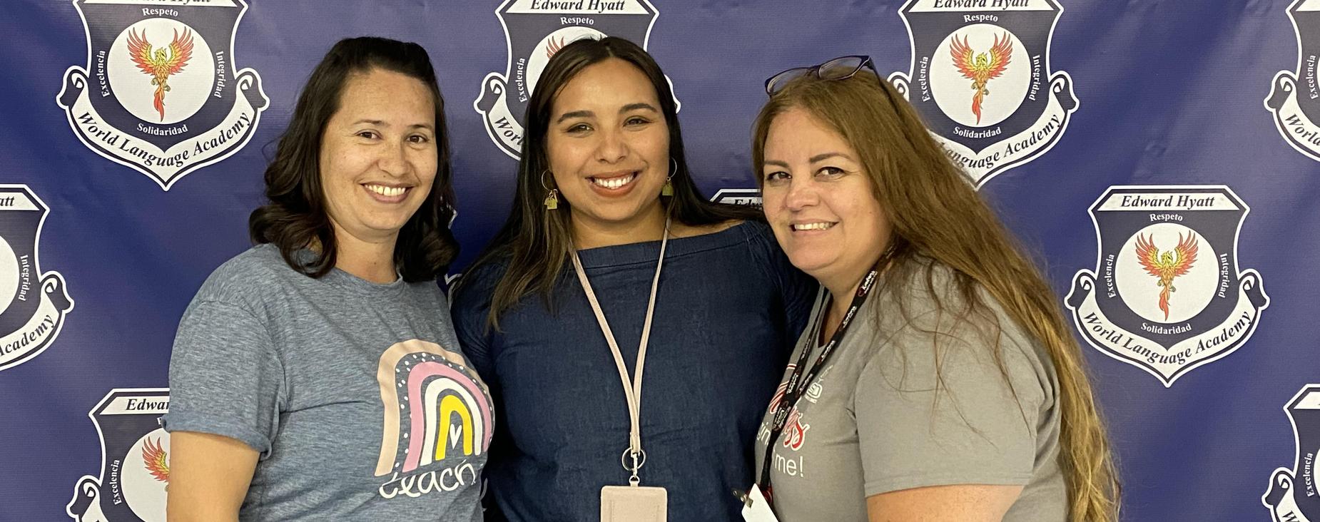 teachers smiling