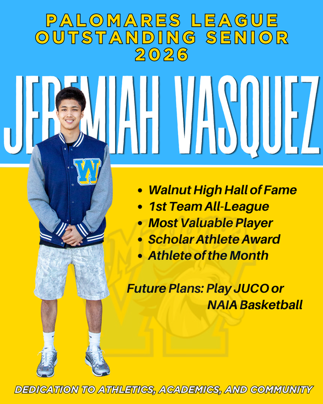 Male student in casual athletic wear, listing his honors and aspirations.