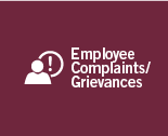 Link to procedures for employee complaints and grievances.