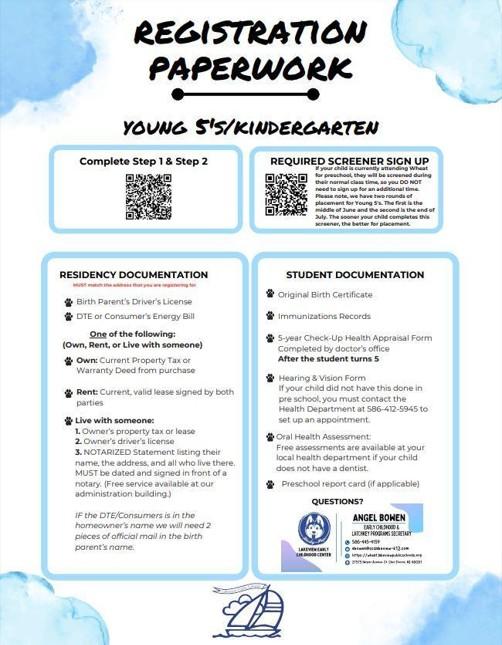 Registration Paperwork