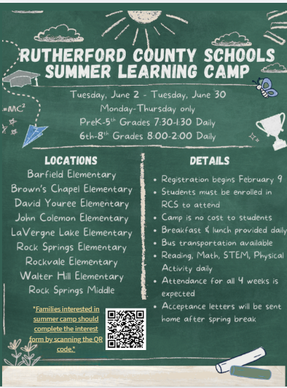 Summer Learning Camp