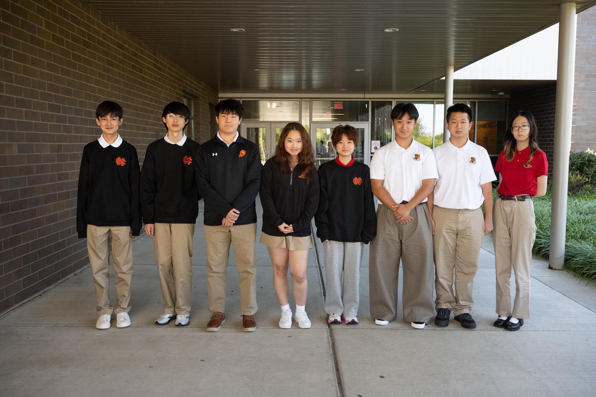 International students North Catholic High School