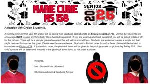 instructions for Graduation photos