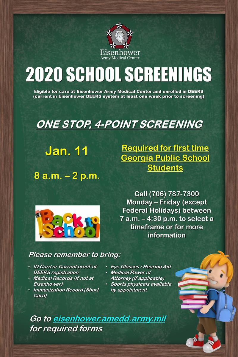 2020 School Screenings