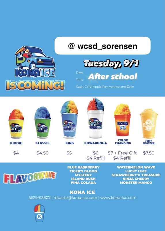 Kona Ice Menu and Prices