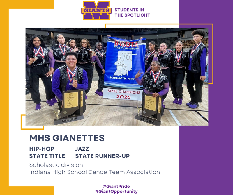 promo graphic - MHS Gianettes IHSDTA scholastic hip-hop state champs 2026