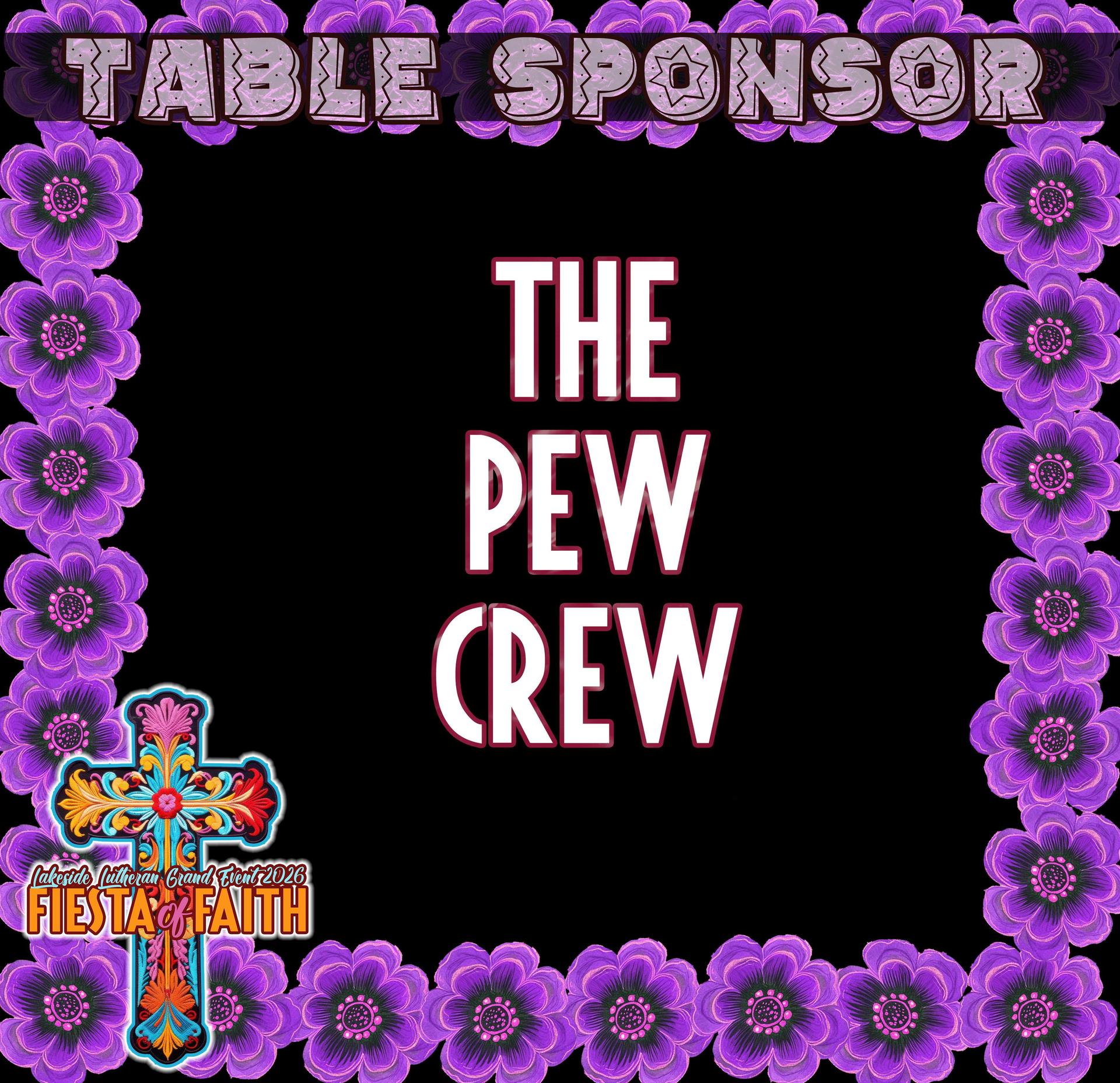 The Pew Crew Table