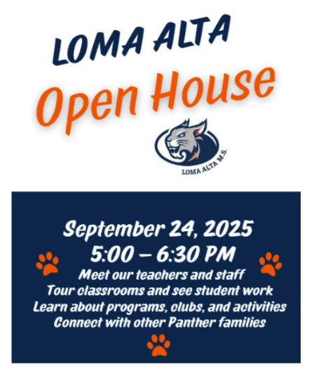 Loma Alta MS Open House